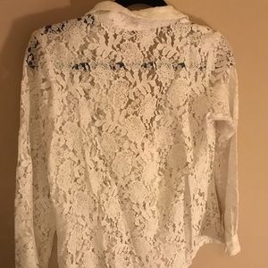 AND Tops - White net blouse AND Tops - White net blouse